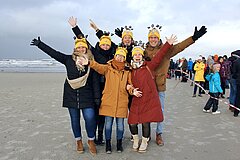 Neujahrsschwimmen auf Juist