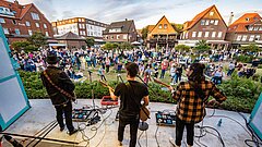 Konzert auf dem Kurplatz auf Juist