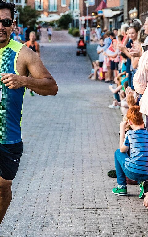 Zieleinlauf beim Juister Insellauf