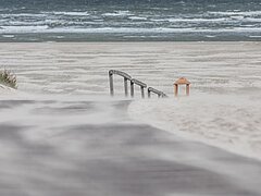 Strandabgang auf Juist