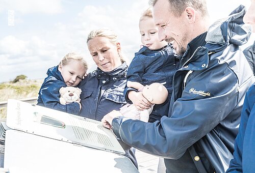 Ausflug auf Juist mit der ganzen Familie