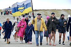 Neujahrsschwimmen auf Juist