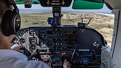 Anreise nach Juist mit dem Flugzeug Aussicht