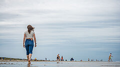 Urlaub auf den Ostfriesischen Insel - Strand auf Juist
