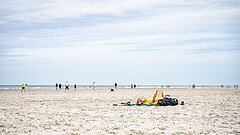 Urlaub auf den Ostfriesischen Insel - Strand auf Juist