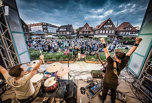 Konzert auf dem Kurplatz auf Juist