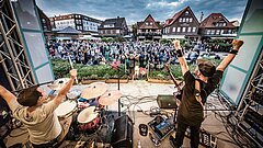 Konzert auf dem Kurplatz auf Juist