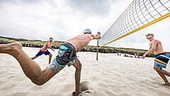 Volleyball Turnier am Strand auf Juist