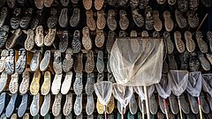 Gummistiefel im Nationalpark-Haus Juist