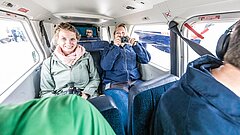 Anreise nach Juist mit dem Flugzeug mit Passagieren