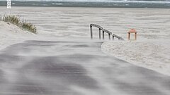 Nordseeurlaub auf Juist - Strandabgang auf Juist