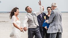 Hochzeit auf Juist - Strandtrauung
