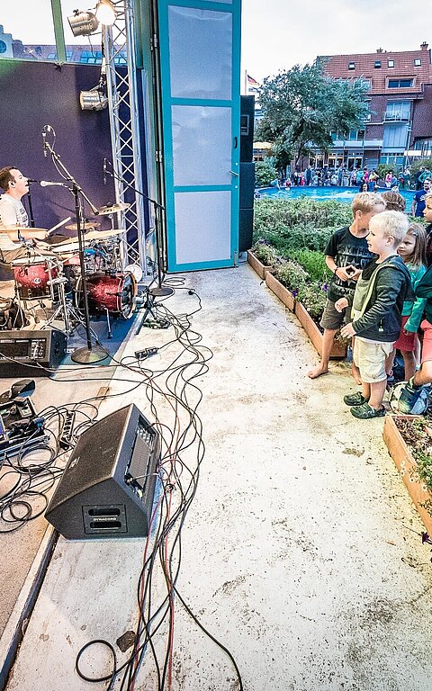 Konzert auf dem Kurplatz auf Juist