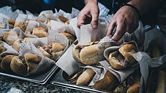 Restaurants auf Juist - Fischbrötchen