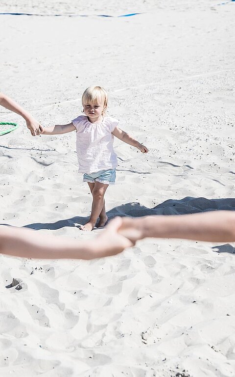 Programm für Kinder und Jugendliche auf Juist am Strand