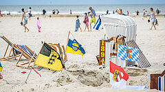 Urlaub auf den Ostfriesischen Insel - Strand auf Juist